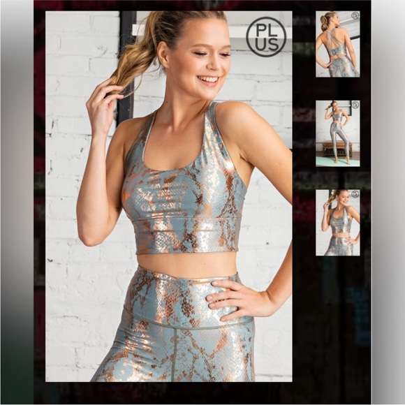 Rae Mode women’s sports bra and leggings, set size large - Picture 3 of 6